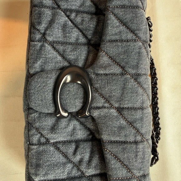 Coach Black Pebble Tabby Quilted Shoulder Bag - Picture 3 of 11
